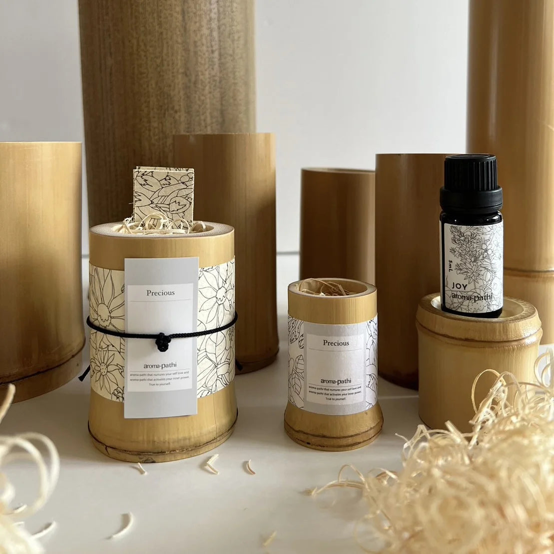 【aroma-pathi 地方再生プロジェクト Bamboo アロマディフューザー】 JOY (ジョイ)/ mini